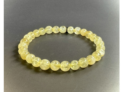 náramky z minerálů a polodrahokamů, citrínový náramek, šperky s citrínem