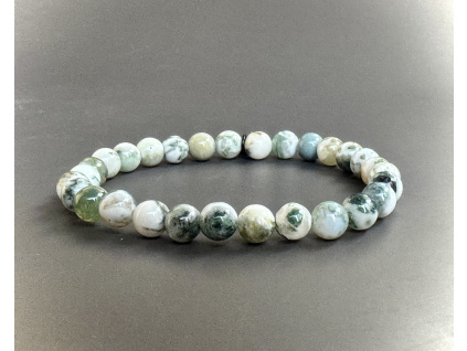 náramky z minerálů a polodrahokamů, náramek z achátu stromového, šperky s achátem