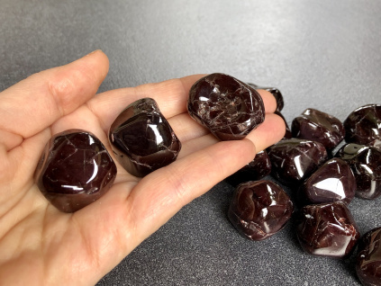 6570 2 tromly z mineralu granat troml