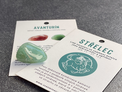 8037 tromly z mineralu avanturin zeleny troml tromlovany kamen z avanturinu pro znameni strelec