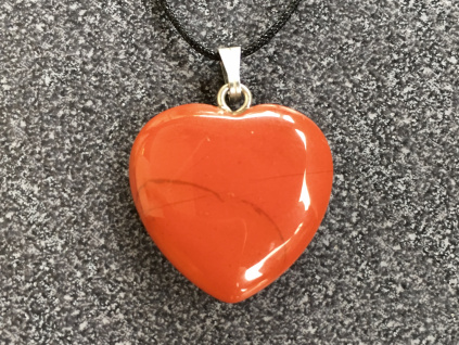 8409 jaspis privesek srdce