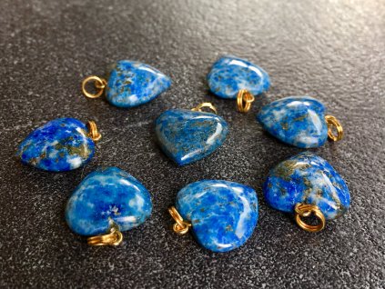 lapis lazuli přívěsek srdce