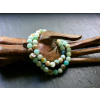 10287 4 naramky z mineralu amazonit naramek