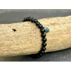 13734 4 naramky z mineralu a polodrahokamu achatovy naramek sperky z cerneho matneho achatu