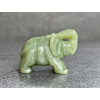 16602 4 sloni z mineralu jadeit slon