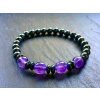 16635 naramky z mineralu ametyst hematit naramek