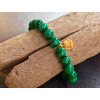 18390 2 naramky z mineralu malachit naramek