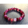 19685 1 naramky z mineralu achat fuchsiovy naramek