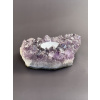 20876 10 svicny z mineralu a polodrahokamu ametystova druza svicen z ametystu ametystova dekorace
