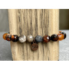 30024 1 naramky z mineralu achat cokoladovy faset naramek
