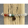 30393 4 naramek z mineralu kristal tyrkys karneol kremen akvamarin hematit