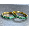 30627 3 naramky z mineralu malachit naramek