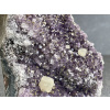 30840 3 druzy z mineralu ametystova druza s kalcitovymi krystaly
