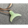 30924 1 privesky z mineralu avanturin zeleny privesek rybi ploutev