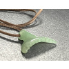 30924 privesky z mineralu avanturin zeleny privesek rybi ploutev