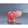 30993 sloni z mineralu kremen cherry slon