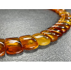 31775 2 nahrdelniky z drahych kamenu mineralu jantar nahrdelnik
