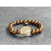 32788 3 naramky z mineralu perlet hematit naramek