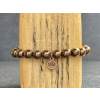 32788 5 naramky z mineralu perlet hematit naramek