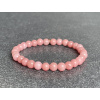 32931 naramky z mineralu jadeit ruzovy dobarveny naramek kulicka 6 mm
