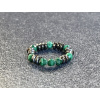 32964 prsteny z mineralu malachit faset hematit prsten