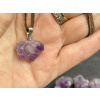 33333 2 privesky z mineralu ametyst hrot surovy maly