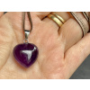 33545 sperky z ametystu privesky z mineralu ametystovy privesek srdce srdicko z ametystu ametystovy sperk na krk sperky z ametystu