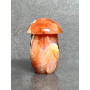 34438 5 masazni pomucky z mineralu a polodrahokamu karneolova dekorace ve tvaru houby