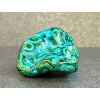 34465 2 lestene mineraly a polodrahokamy azuromalachit hlazeny dekorace z azuromalachitu