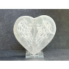 34630 dekorace ze selenitu srdce z mineralu a polodrahokamu selenitove srdce s andelskymi kridly
