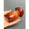 34867 4 masazni pomucky z mineralu a polodrahokamu karneolova dekorace ve tvaru houby