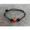 34960 4 naramky z mineralu a polodrahokamu naramek z karneolu a achatu cerneho karneolove sperky
