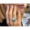 prsteny z minerálů a polodrahokamů, šperky z avanturínu zeleného, avanturínový prsten