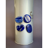 36022 9 magnetky z mineralu a polodrahokamu magnet z placicky lapisu lazuli dekorativni magnetka lapis lazuli