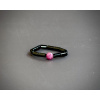 36043 prsteny z mineralu a polodrahokamu prsten z brouseneho rubinu a cerneho achatu sperky s rubinem