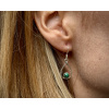 36295 nausnice z mineralu a polodrahokamu malachitove sperky nausnice z malachitu