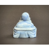 buddha z minerálů a polodrahokamů, buddha z avanturínu modrého, avanturínová dekorace
