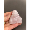 buddha z minerálů a polodrahokamů, růženínový buddha, dekorace z růženínu