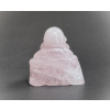 buddha z minerálů a polodrahokamů, růženínový buddha, dekorace z růženínu