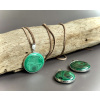 přívěsky z minerálů a polodrahokamů, přívěsek z malachitu, malachitové šperky
