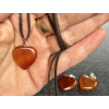 5112 1 privesky z mineralu karneol privesek srdce
