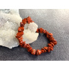 6453 2 naramky z mineralu jaspis cerveny naramek