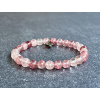 9978 4 naramky z mineralu a polodrahokamu kremen jahodovy naramek sperky z kremene