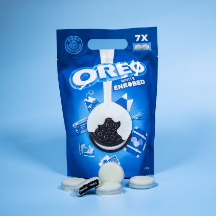 Oreo White sušenky v bílé čokoládě 287g po (DMT)