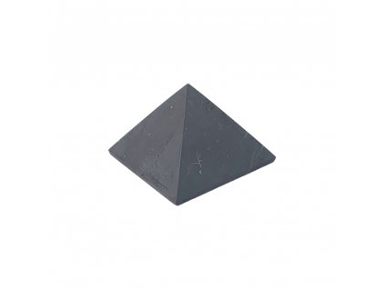 Šungitová pyramída neleštená 4x4cm
