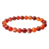 Achát červený krajkový náramok