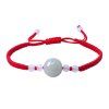 Červený náramok proti urieknutiu s Jadeitovou guľôčkou