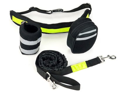 maratonec bezecky set pro venceni psa mala taska cerna 0
