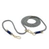 Psí kotva modrá set obojek (M) 36 - 40 cm a vodítko 250 cm