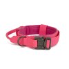 takticky pevny obojek s madlem uchem pro psy vycvikovy ruzova